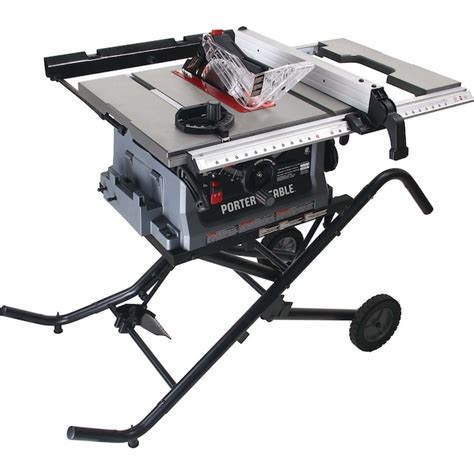 Porter Cable 10 In Carbide Tipped Blade 15 Amp Table Saw In The Table