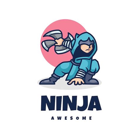 Premium Vector Ninja Logo