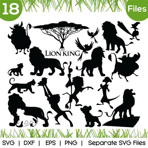 Lion King Bundle SVG Cut Files Vector Svg Format
