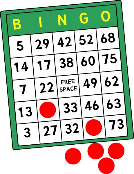 Free Bingo Clipart Pictures Clipartix