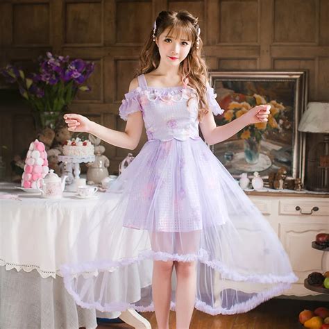 Princess Sweet Lolita Dress Candy Rain Japanese Style Summer Condole