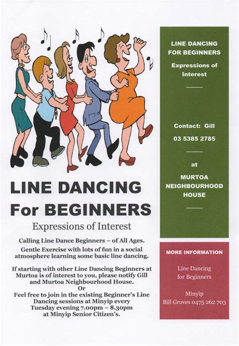 Line Dancing For Beginners Murtoa Progress Association