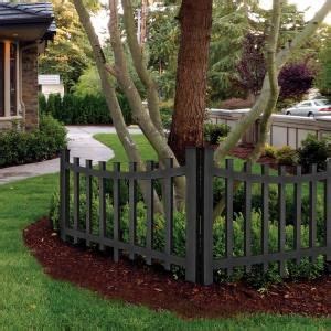 Shop for fence panels and find metal, wood and plastic options for your garden. 37.50 in. Black Vinyl Scallop Accent Garden Fence ...