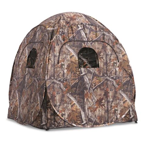 Guide Gear Deluxe 4 Panel Spring Steel Hunting Blind 655862 Ground