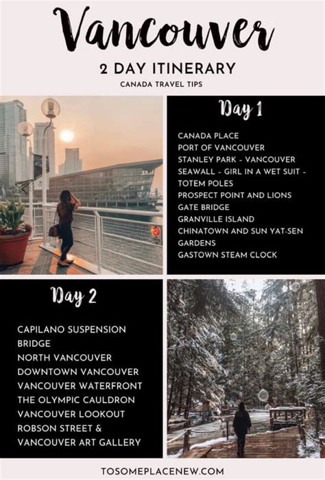 the best 2 days in vancouver itinerary tosomeplacenew