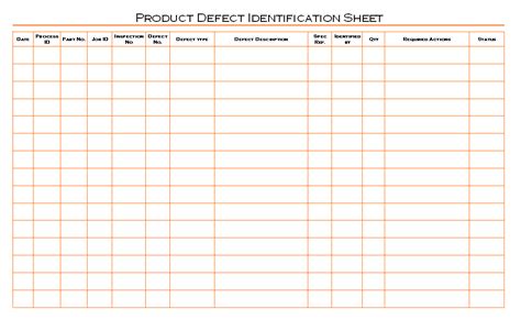 Product Defect Identification Documentation