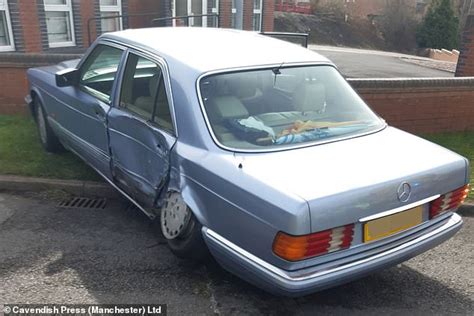 Car Wash Worker 41 Smashed Up Customers Classic Mercedes On A 60