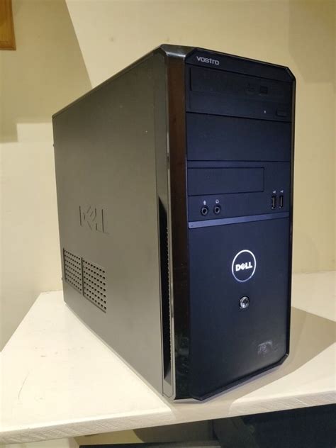 Dell Vostro Desktop Pc Computer Intel Pentium Dual Core 500gb 4gb
