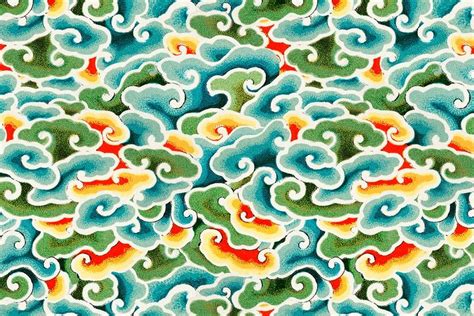 Download Premium Illustration Of Chinese Traditional Cloud Pattern Psd
