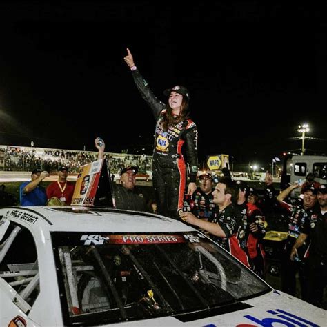 Images From Hailie Deegans Historic Win Official Site Of Nascar