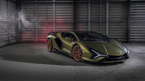 Green Lamborghini Sian Sport Car 4k Hd Cars Wallpapers Hd Wallpapers
