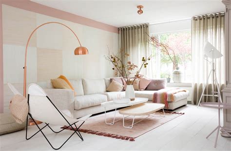 Rose Gold And Blush Pink Living Room Ideas