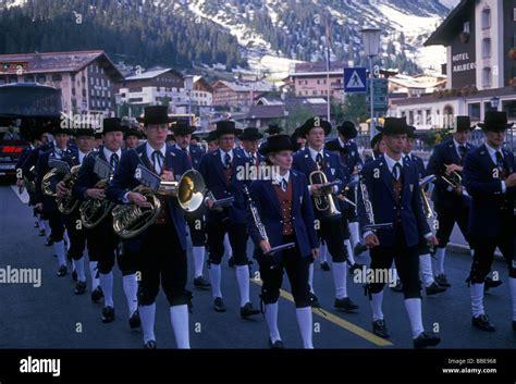 Austrians Austrian People Austrian Men Musicians Marching Band