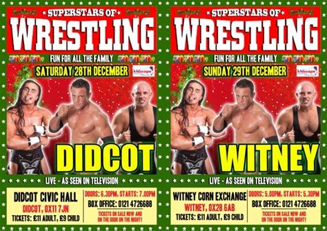 Superstars Of Wrestling Didcot Witney Th Th December What S