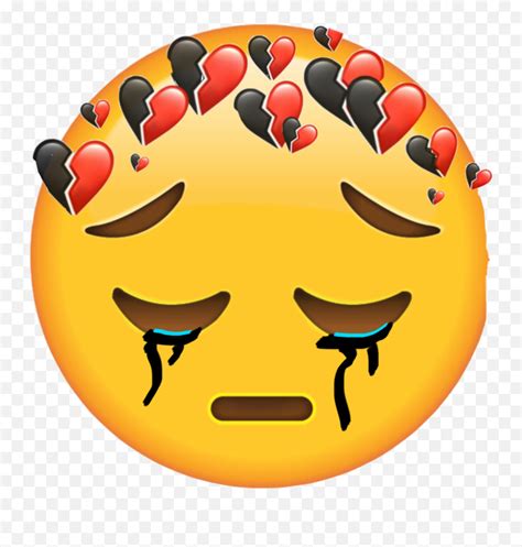 Oof Emoji Sad Love Heartbreak Oof Broken Heart Crown Pngoof Emoji