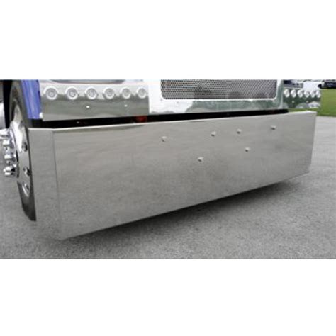 Peterbilt 359 379 388 389 567 Stainless Steel Mitered End Bumper By