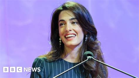 Amal Clooney To Represent Detained Myanmar Reporters Bbc News