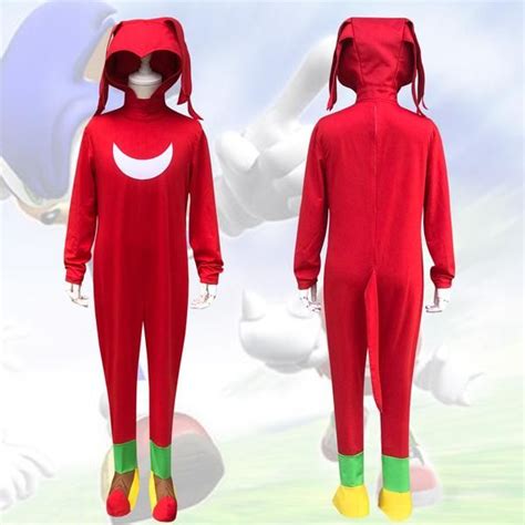 Knuckles The Echidna Costume Sonic The Hedgehog Movie Costume For Kids