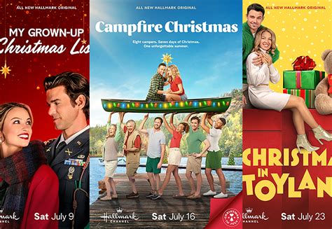 2022 Hallmark Christmas In July Key Art Posters