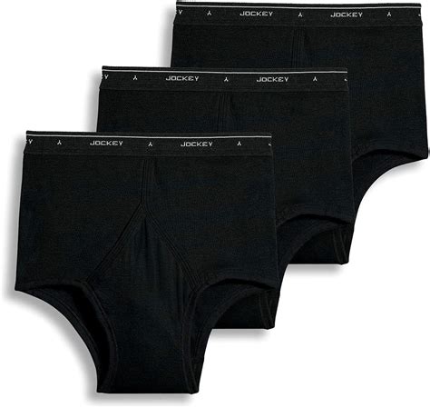 Jockey Men S Underwear Classic Full Rise Brief 3 Pack At Amazon Mens
