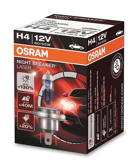 Aramanızda 100 adet ürün bulundu. Żarówki Osram Night Breaker Laser H7 H4 - Promocja!!