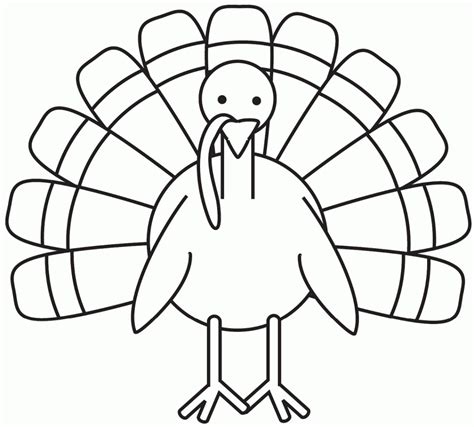 Turkey Coloring Pages Printable For Preschool Coloring Home