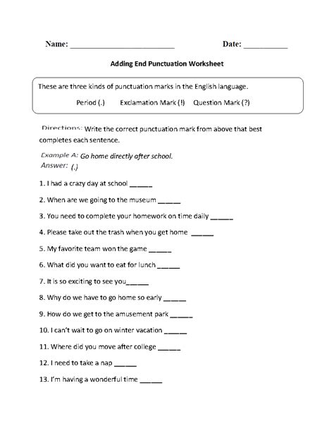 grade language arts worksheets  printable tutorial worksheet
