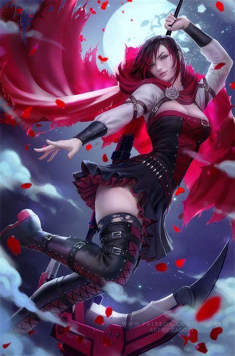 Game Rwby Ruby Rose Sexy Home Decor Poster Wall Hot Sex Picture