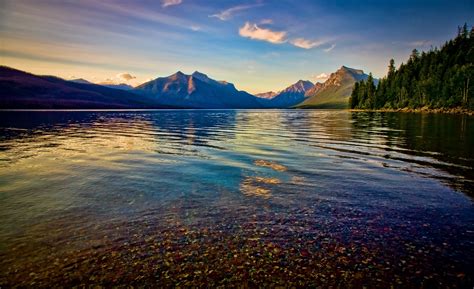 Mcdonald Lake Glacier National Park Wallpapers Wallpaper Cave