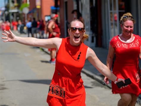 PHOTOS Hundreds Come Dressed To Impress At Red Dress Run 2019