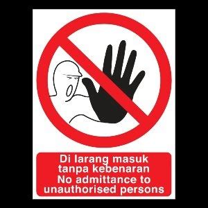 Pemerintah memutuskan untuk memperpanjang larangan warga negara asing (wna) masuk ke indonesia hingga 14 hari. What does 'dilarang masuk tanpa kebenaran' mean in Malay ...