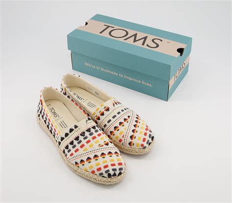 Toms Alpargata Rope Espadrilles Natural Metallic Global Woven Womens