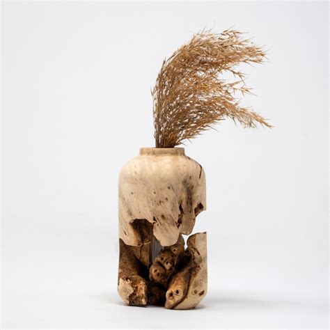 Each basket or tray is decorated for the season. Buckeye Burl Vase | Foundland | Buckeye burl, Burl, Bud vases