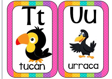 Super Tarjetas Trabajamos Las Letras Abecedario Animales Orientacion