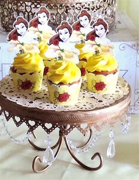 Karas Party Ideas Charming Beauty And The Beast 1st