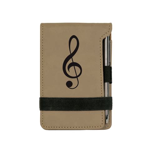 Mini Notepad And Pen Music Designs Music Notepad