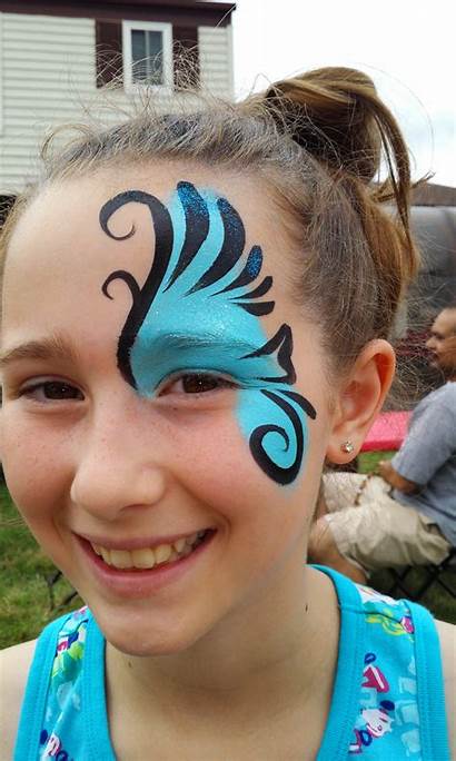 Face Painting Faces Flutterby Painter Dearborn Glitter