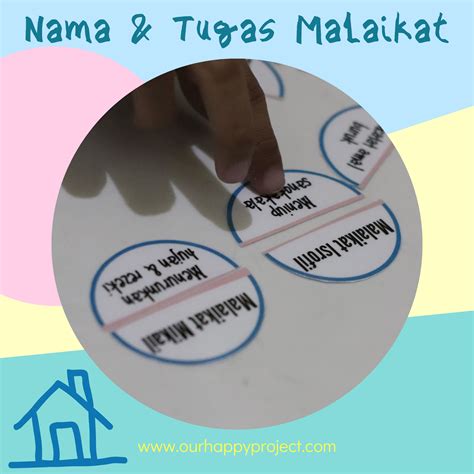 Free Printable Nama Tugas Malaikat Our Happy Project