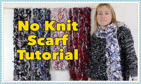 Easy No Knit Scarf Tutorial Soft And Cuddly Woollen Scarf