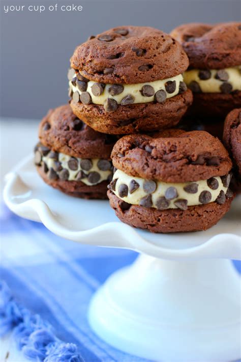 Top with more chocolate chips and sprinkles, if desired. Cookie Dough Oreos - Your Cup of Cake
