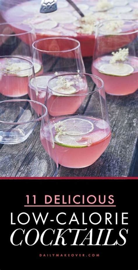 15 Healthier Summer Cocktails That Actually Taste Great Low Calorie Alcoholic Drinks Low