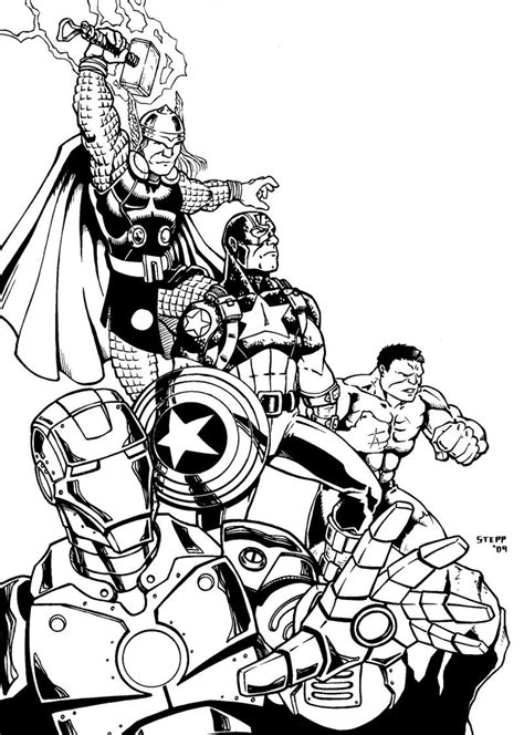 Avengers Clipart Black And White Avengers Black And White Transparent