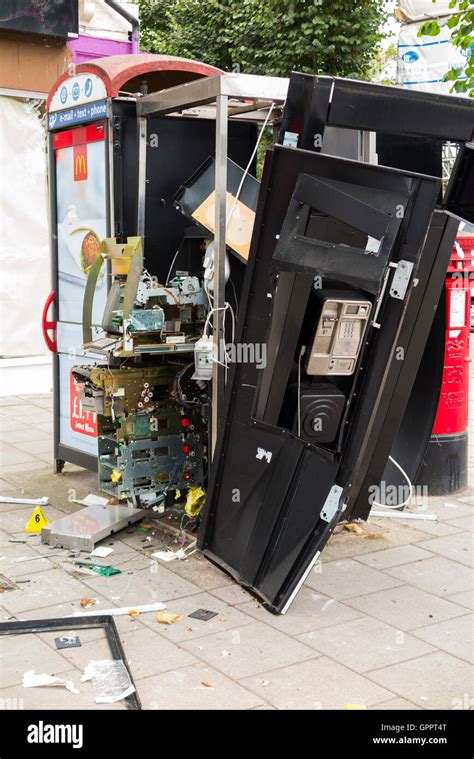 Cashpoint Cash Point Atm Automatic Teller Machine Hole In The