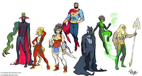 Justice League Redesigned By Mrrizeag On Deviantart Batman Comic