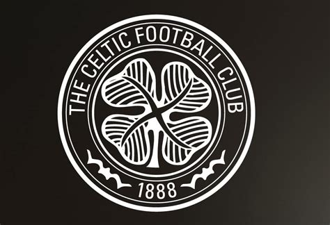 Celtic Football Club One Colour Crest Set Wall Sticker Official
