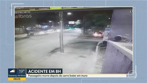 Passageiro Morre Depois De Carro Bater Em Muro Na Avenida Amazonas Em Bh Bom Dia Minas G1