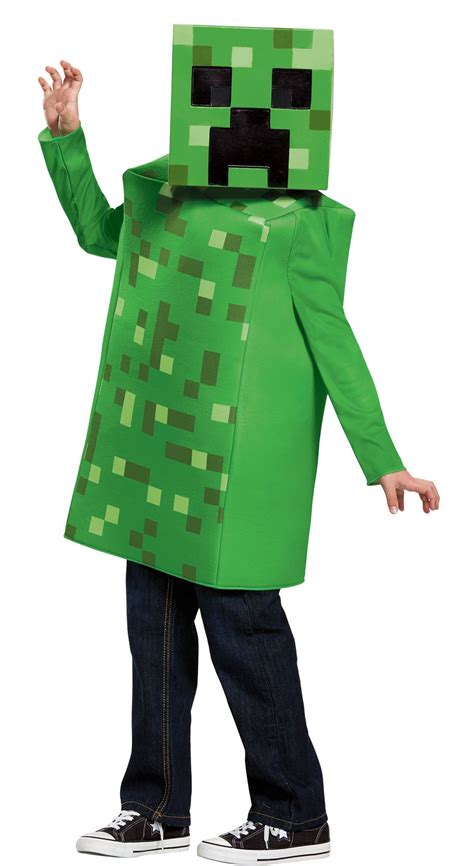 Kids Minecraft Creeper Costume