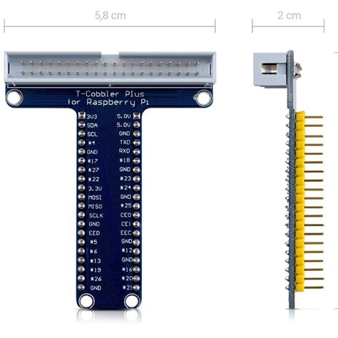 Buy 40 Pin T Cobbler Plus Gpio Module V20 For Raspberry Pi B And B
