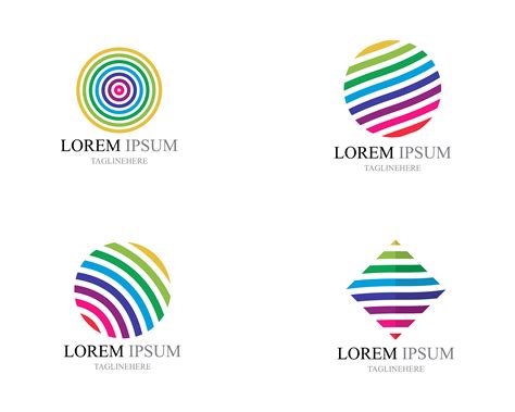 Colorful wire world logo icons 586017 Vector Art at Vecteezy