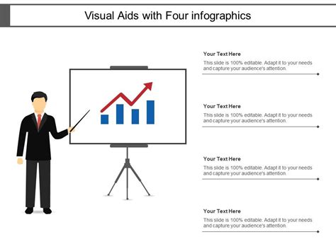 Visual Aids With Four Info Graphics Powerpoint Presentation Designs